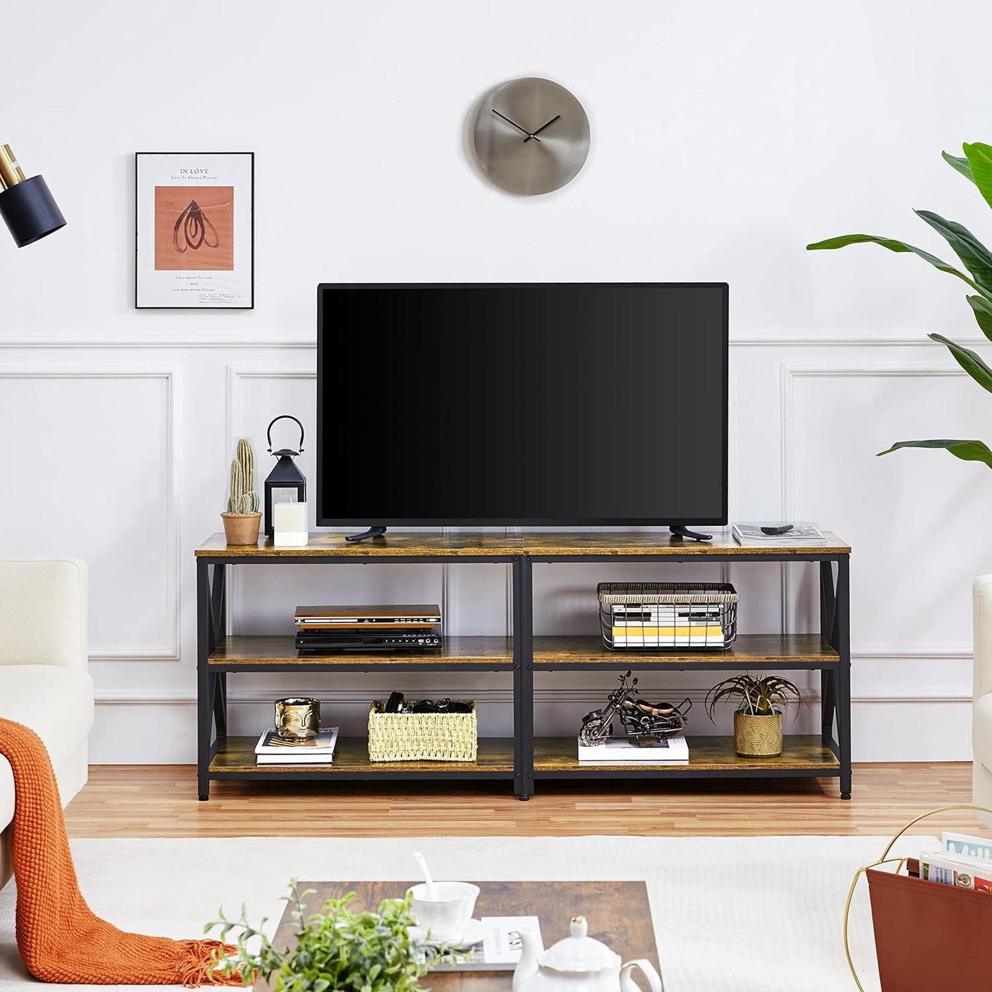 Rustic Brown TV Stand