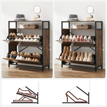 VASAGLE Narrow Shoe Cabinet