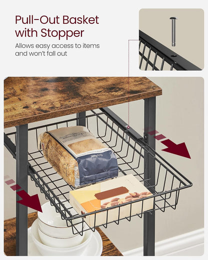 VASAGLE Baker Rack with Shelves (KKS35X)