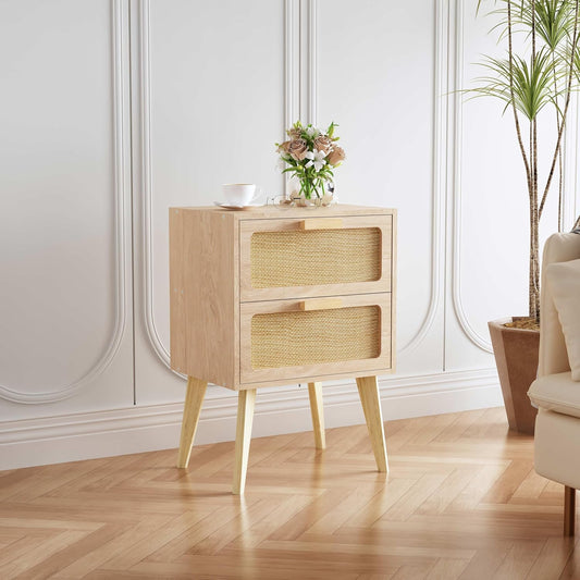 Rattan Side Table