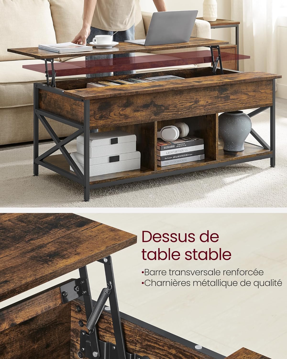 VASAGLE Table Basse