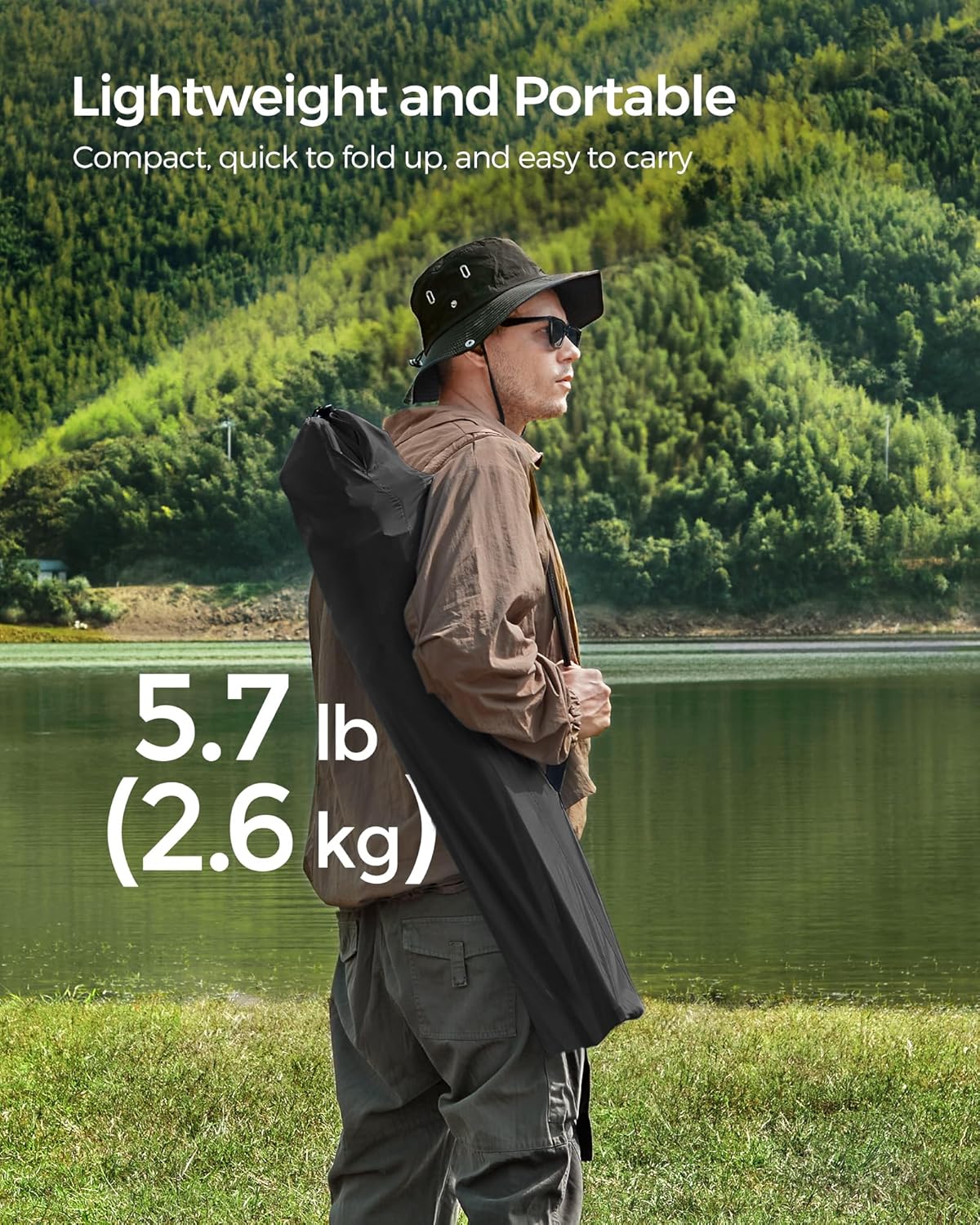 SONGMICS 2 Pack Folding Camping Chairs GCB08BK