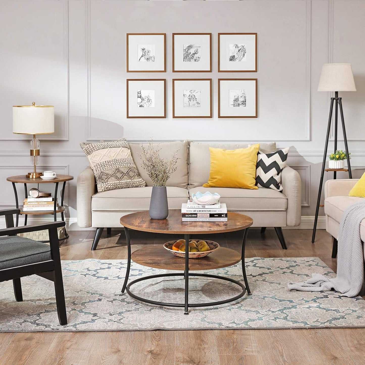 VASAGLE Side Table LET56BX