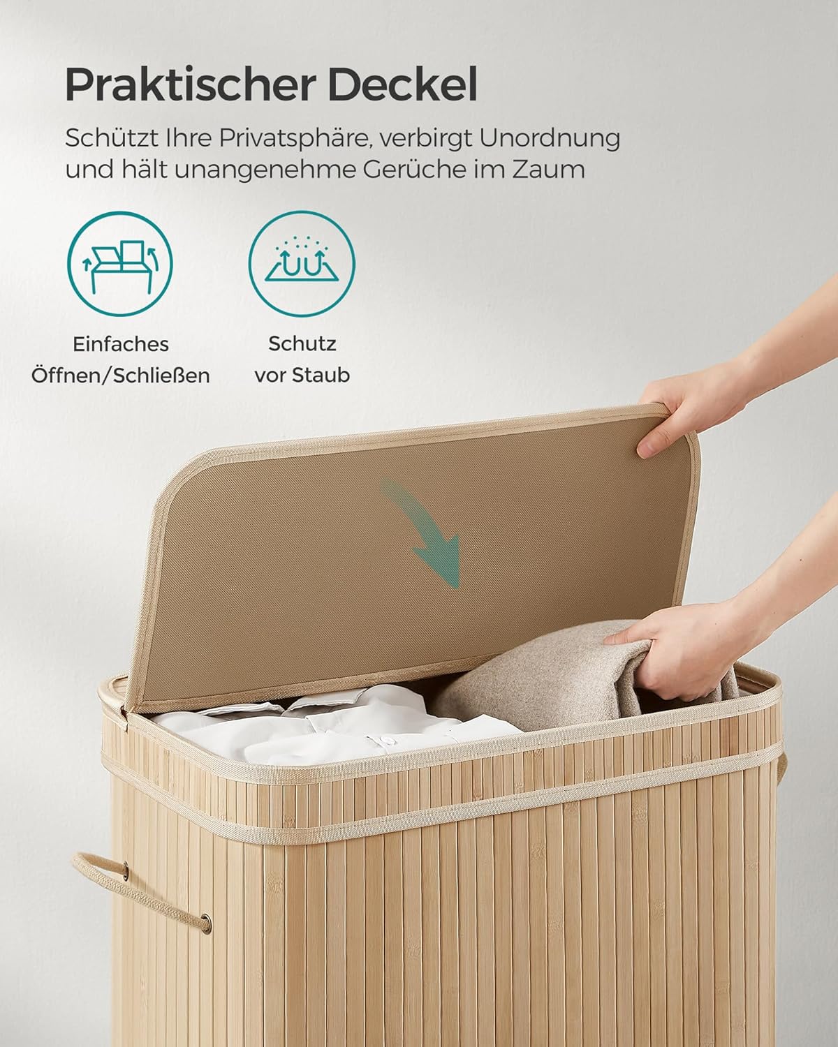 SONGMICS Laundry Basket LCB063N01