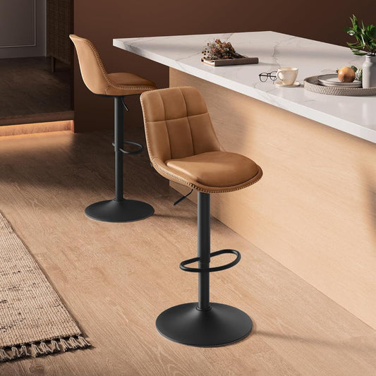 VASAGLE Set of 2 Bar Stools