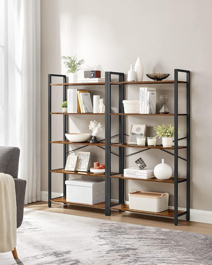 VASAGLE 5-Tier Bookshelf LLS061B01