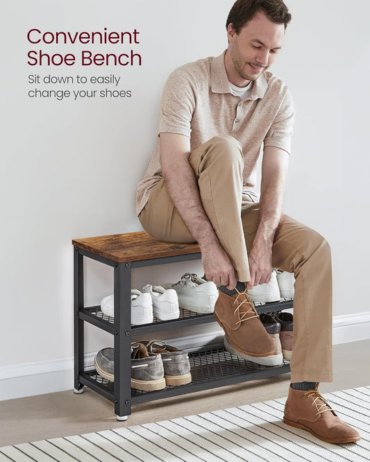 VASAGLE Shoe Bench LBS73X