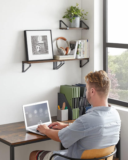 VASAGLE Set of 3 Wall Shelf LWS33BX