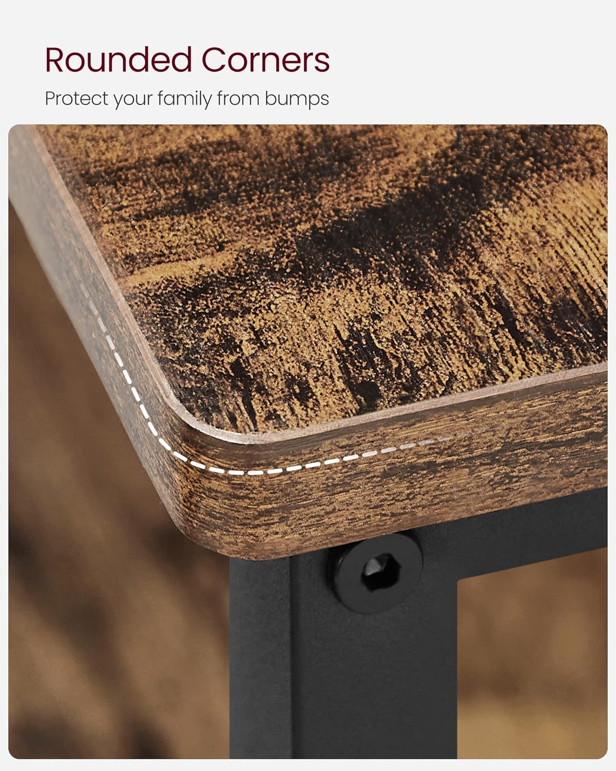 VASAGLE Kitchen Island with 3 Shelves KKI01BX