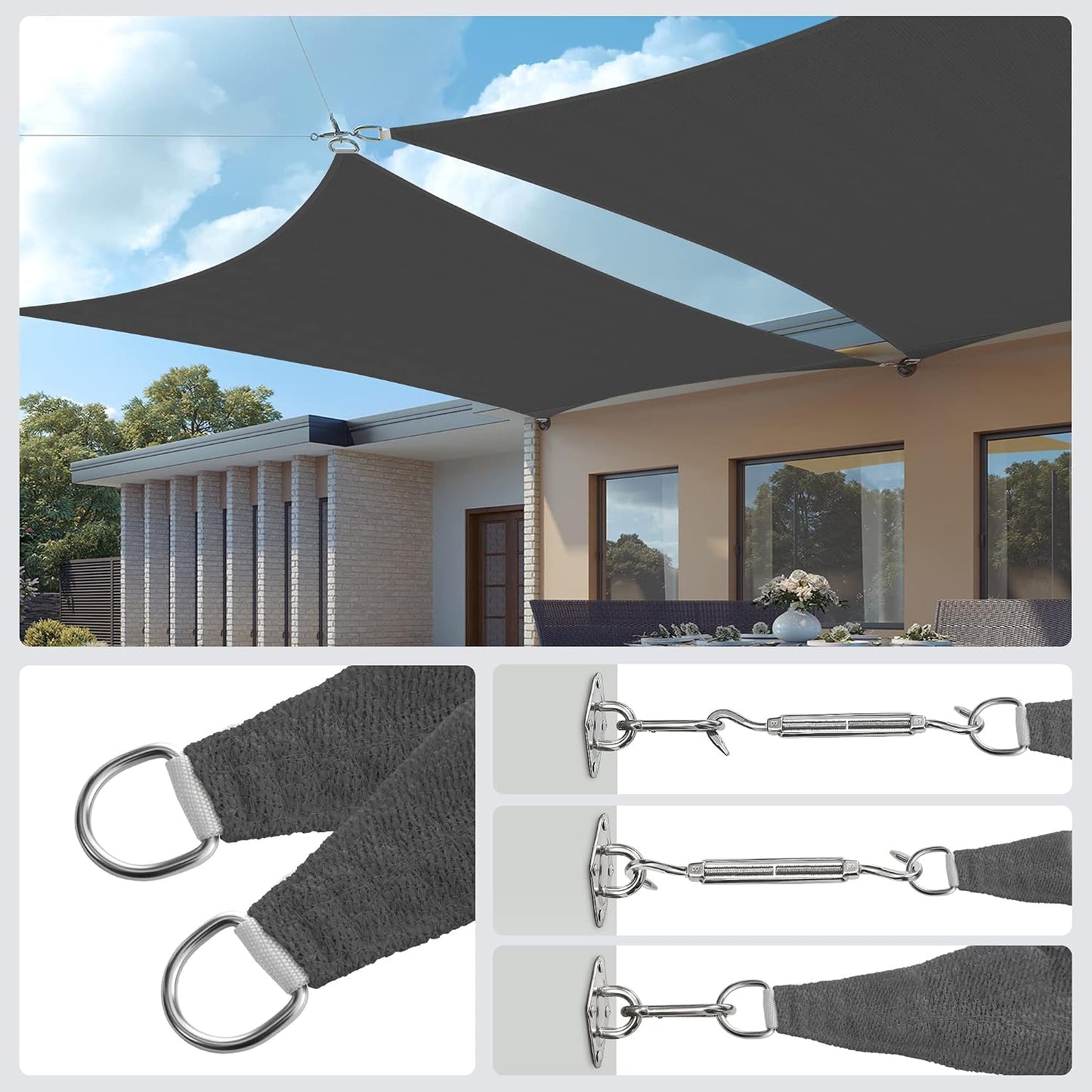 SONGMICS Sun Sail (GSS55GY)