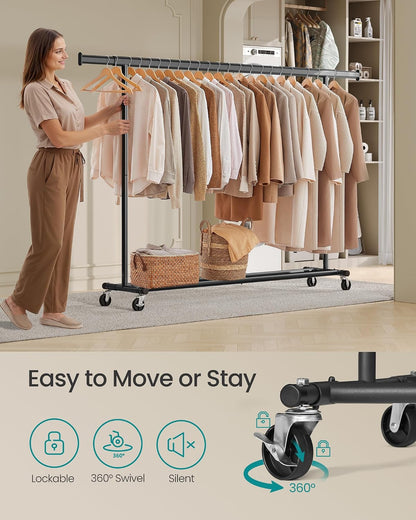 SONGMICS Clothes Rack on Wheels (HSR175B01)