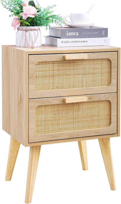 Rattan Side Table