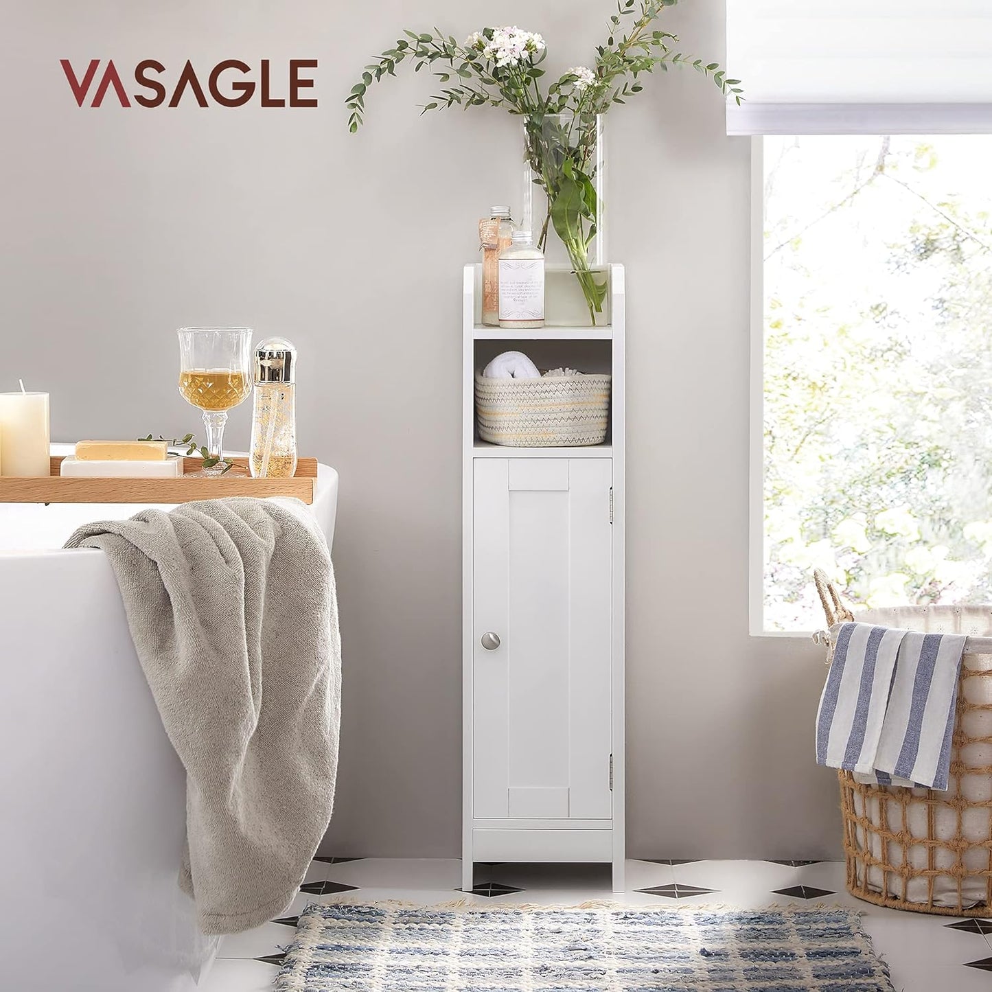 VASAGLE  Corner Floor Cabinet