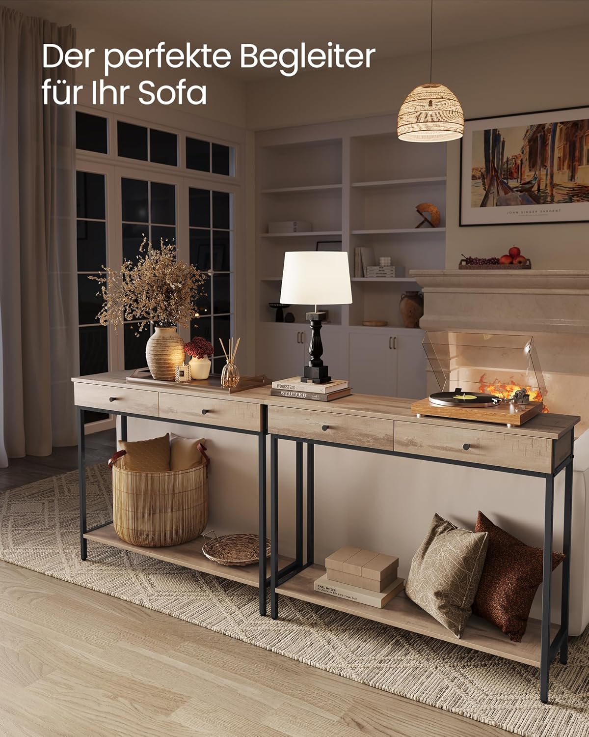 VASAGLE Console Table LNT015W01