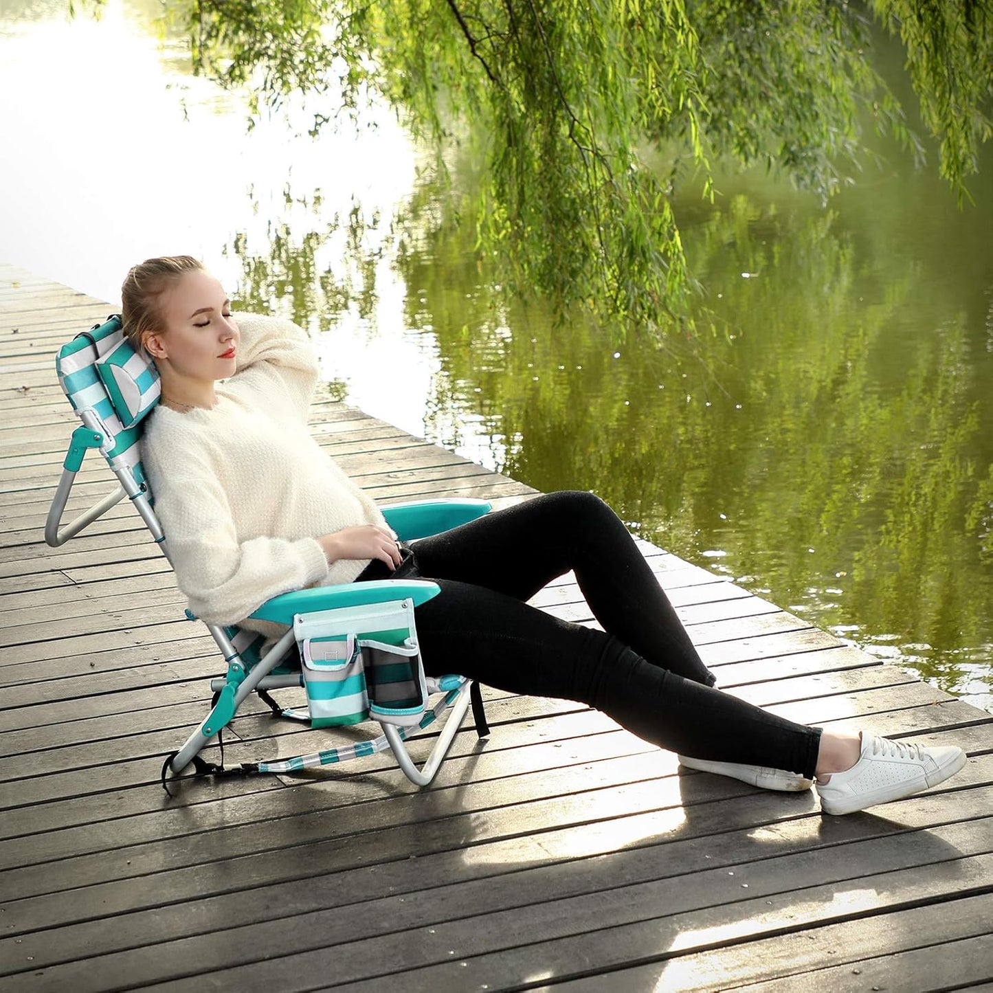 SONGMICS Beach Chair GCB62JW