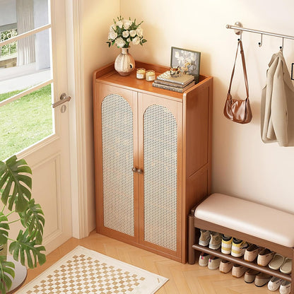 Bamboo Shoe Cabinet