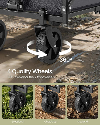 SONGMICS 90L Festival Trolley on Wheels (GFW909G01)