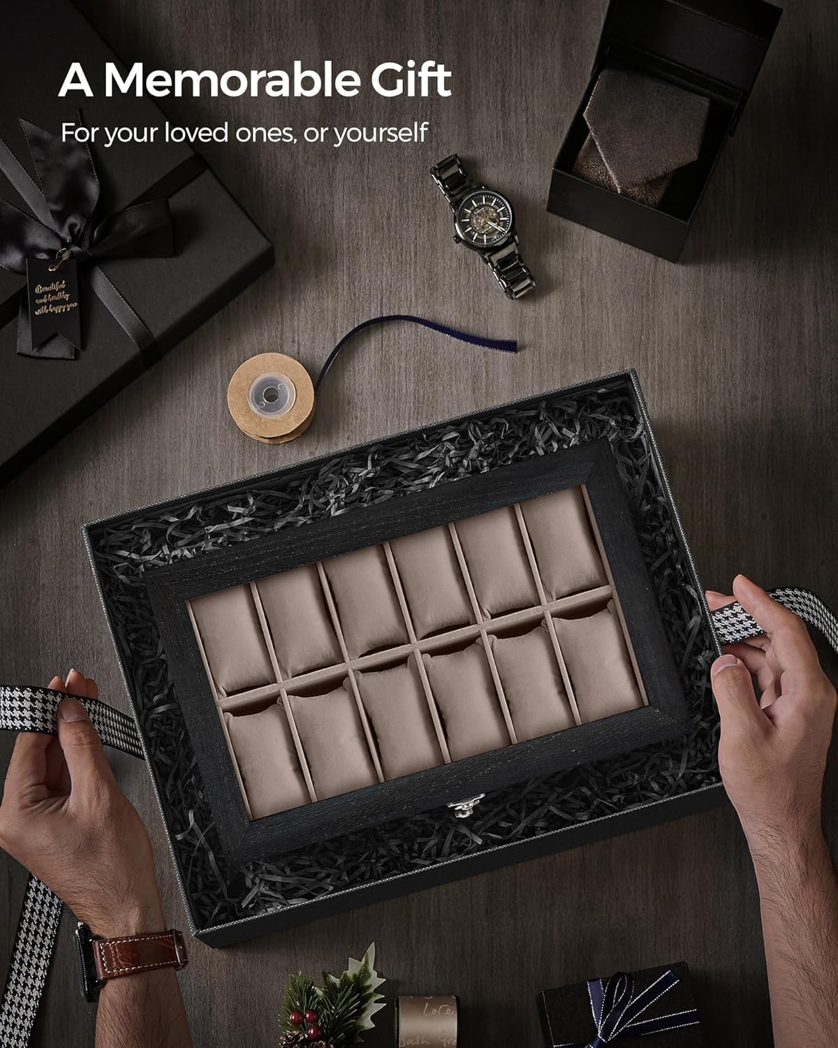 SONGMICS Watch Box JOW012B01