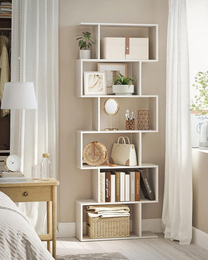 VASAGLE Bookshelf LBC61WT