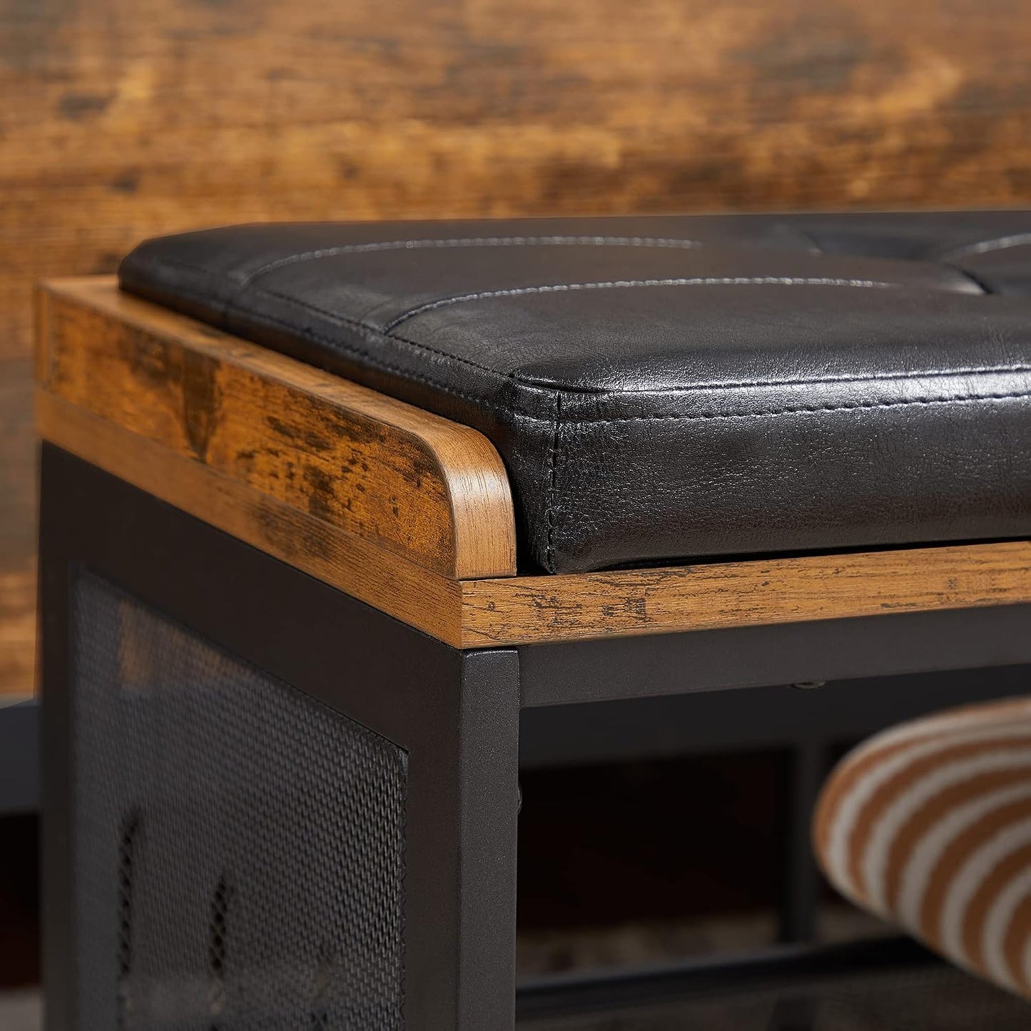 VASAGLE Shoe Bench Padded Bench (LBS75X)