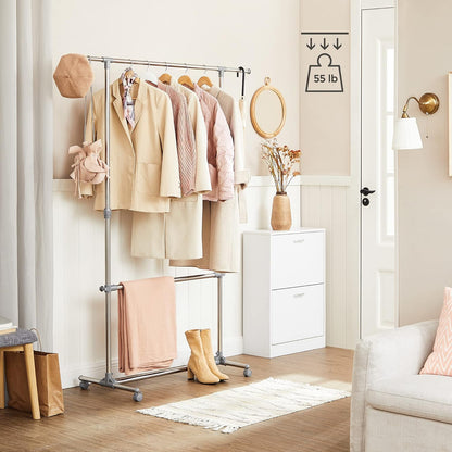 SONGMICS Double Clothes Rail (LLR401)