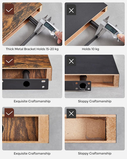 VASAGLE Wall Shelf LWS28BX