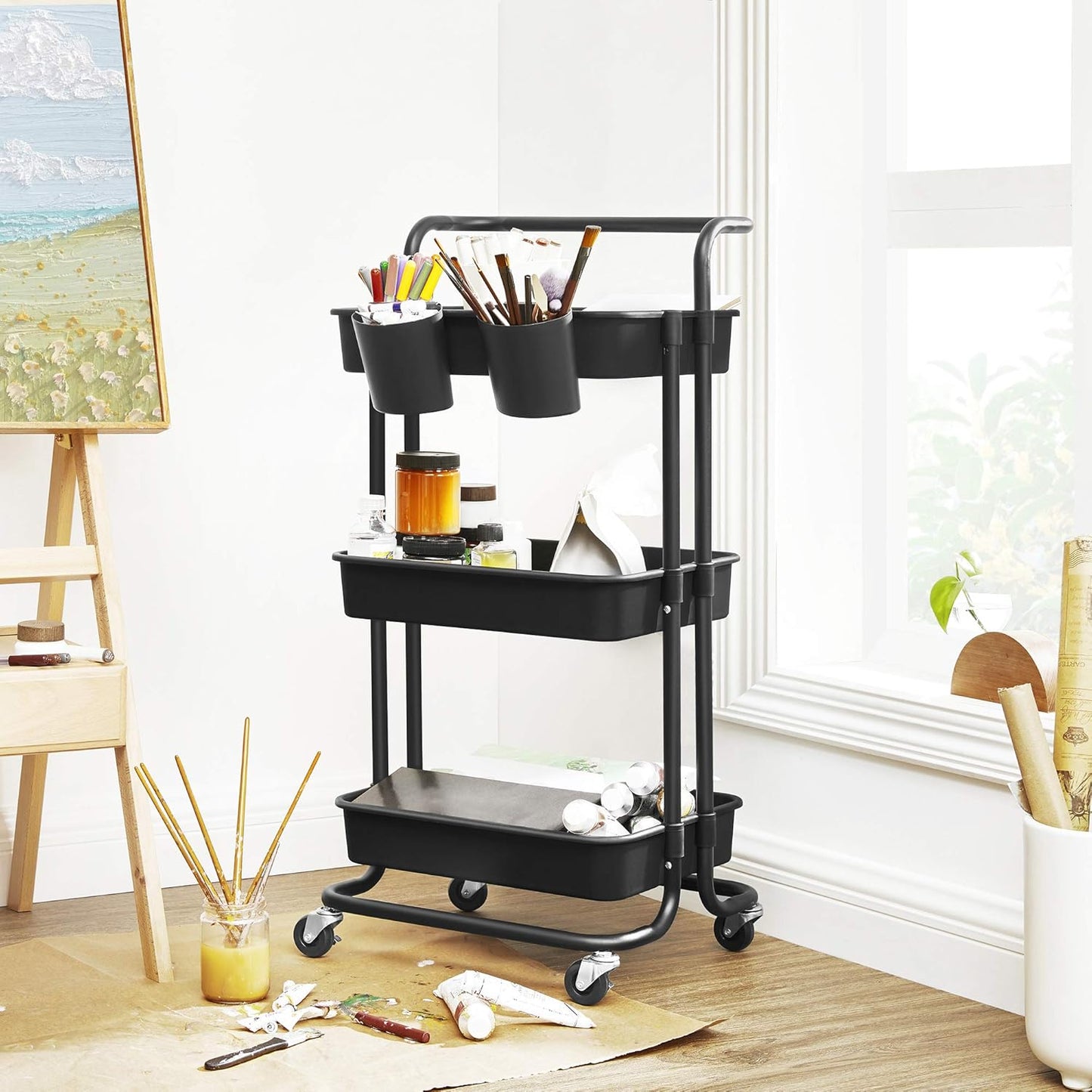 SONGMICS Rolling Cart BSC067B01