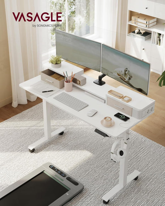 VASAGLE Height-adjustable electric desk LSD184W01