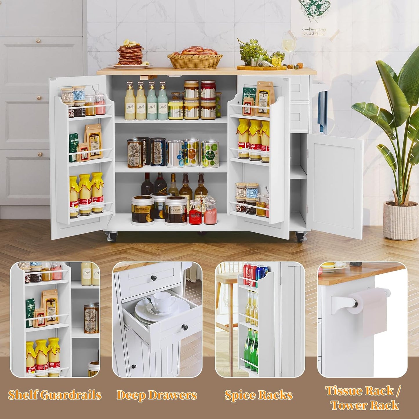 Costway Kitchen Island Trolley