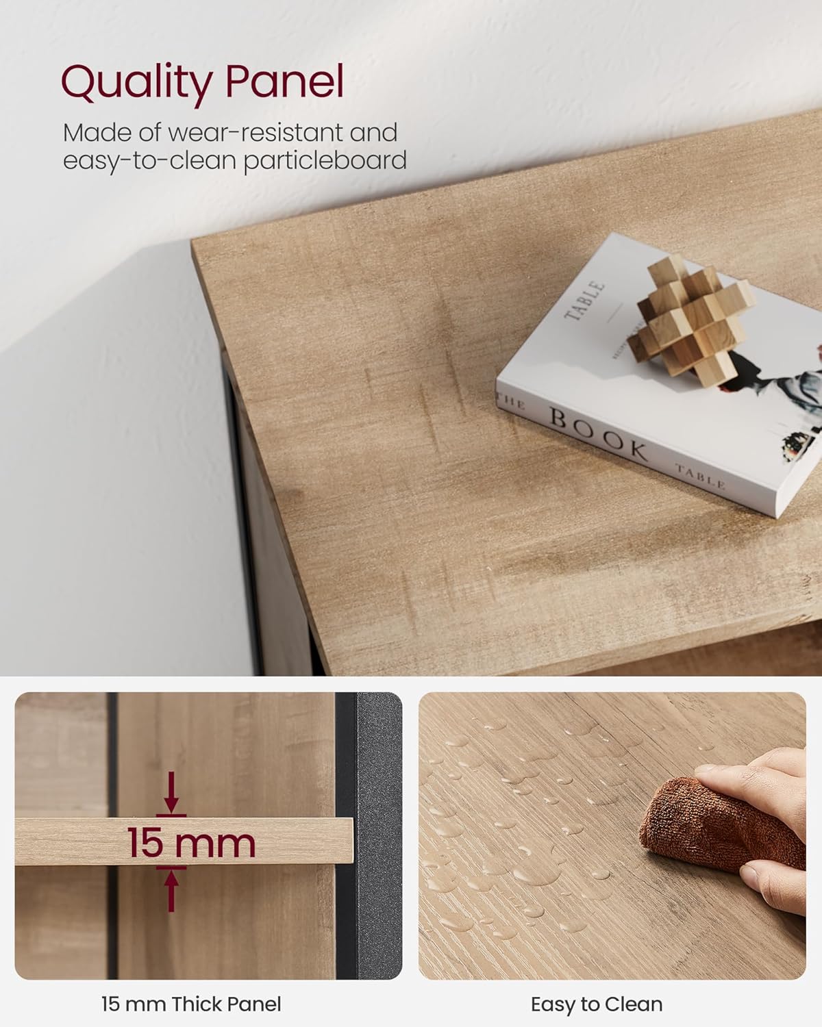 VASAGLE Freestanding Storage Cabinet LSC066B50