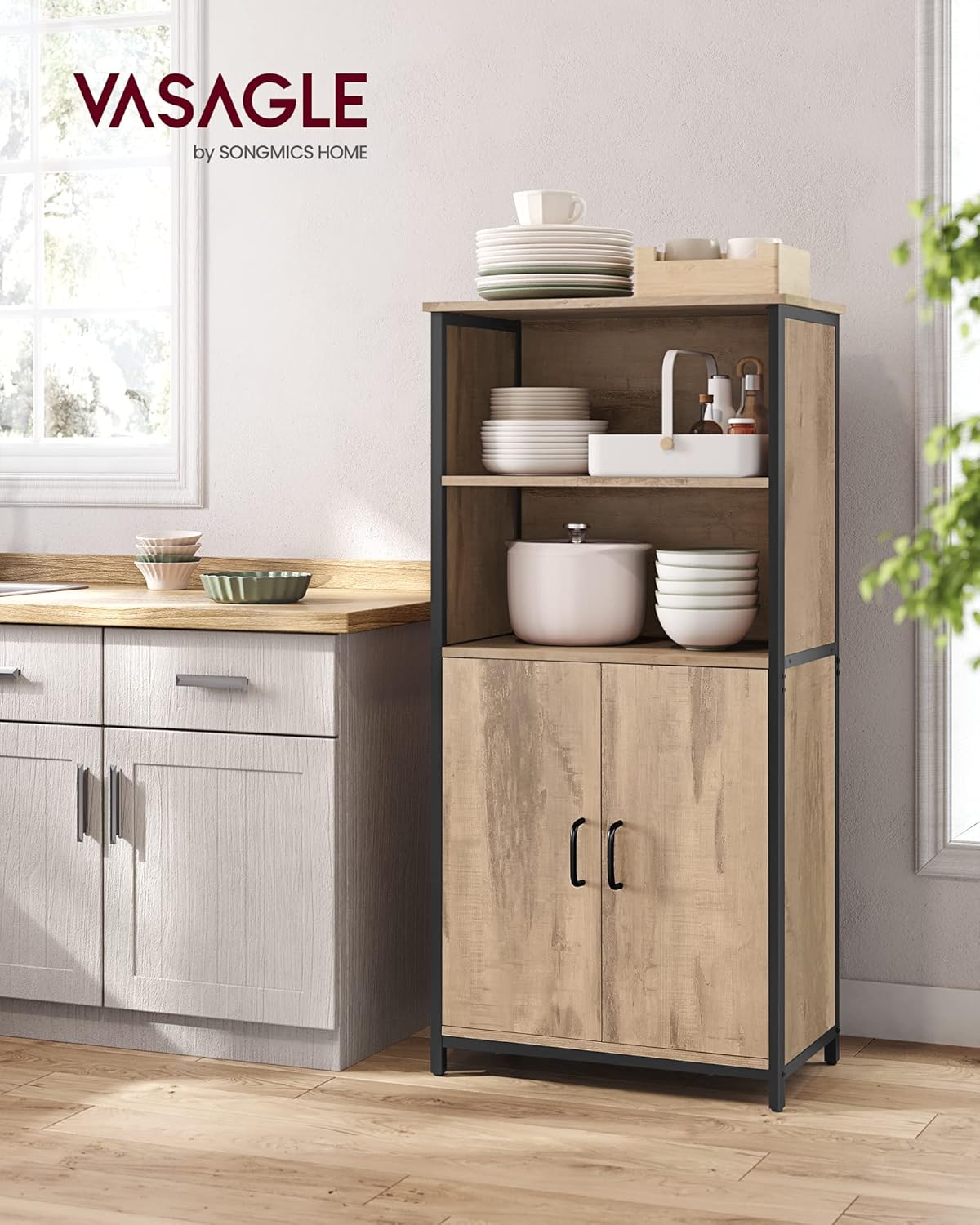 VASAGLE Freestanding Storage Cabinet LSC066B50