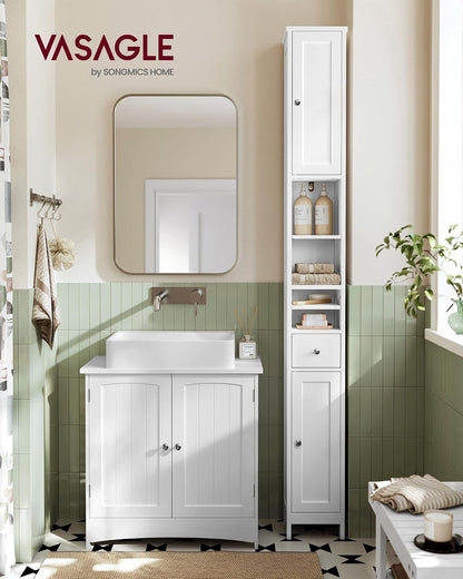 VASAGLE Tall Bathroom Cabinet (BBC765W01)