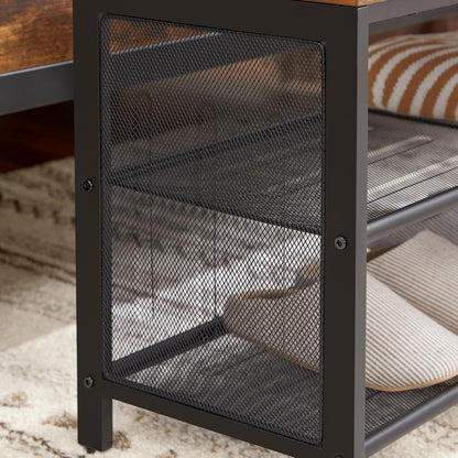 VASAGLE Shoe Bench Padded Bench (LBS75X)