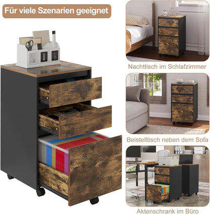 WOLTU Mobile Filing Cabinet ASK01HOV