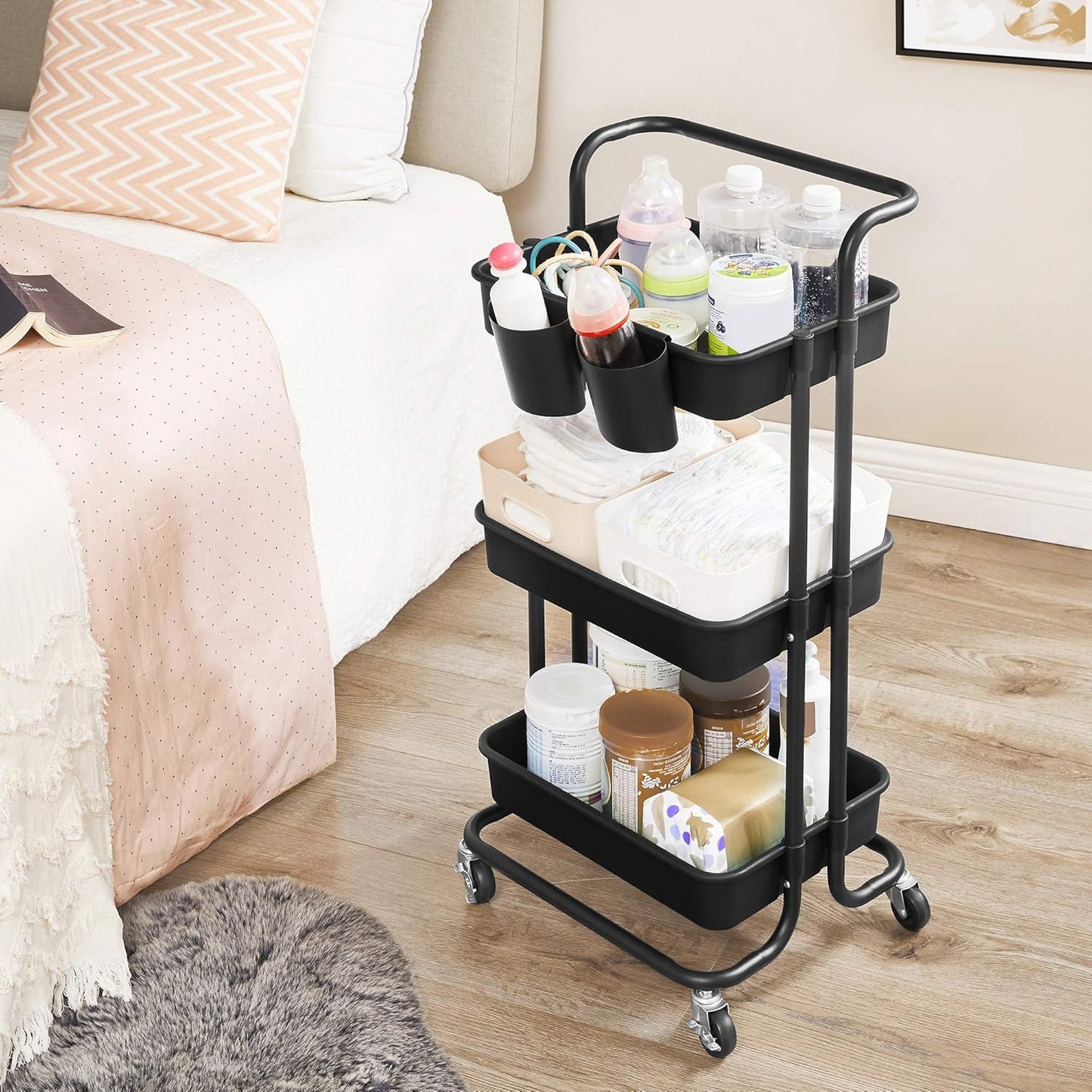 SONGMICS Rolling Cart BSC067B01