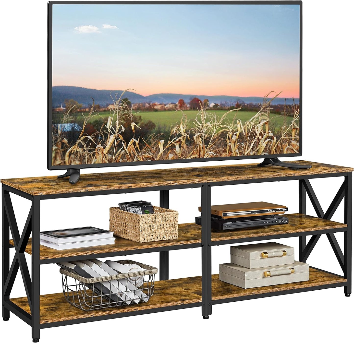 Rustic Brown TV Stand