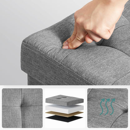 SONGMICS Storage Bench LSF16GYX