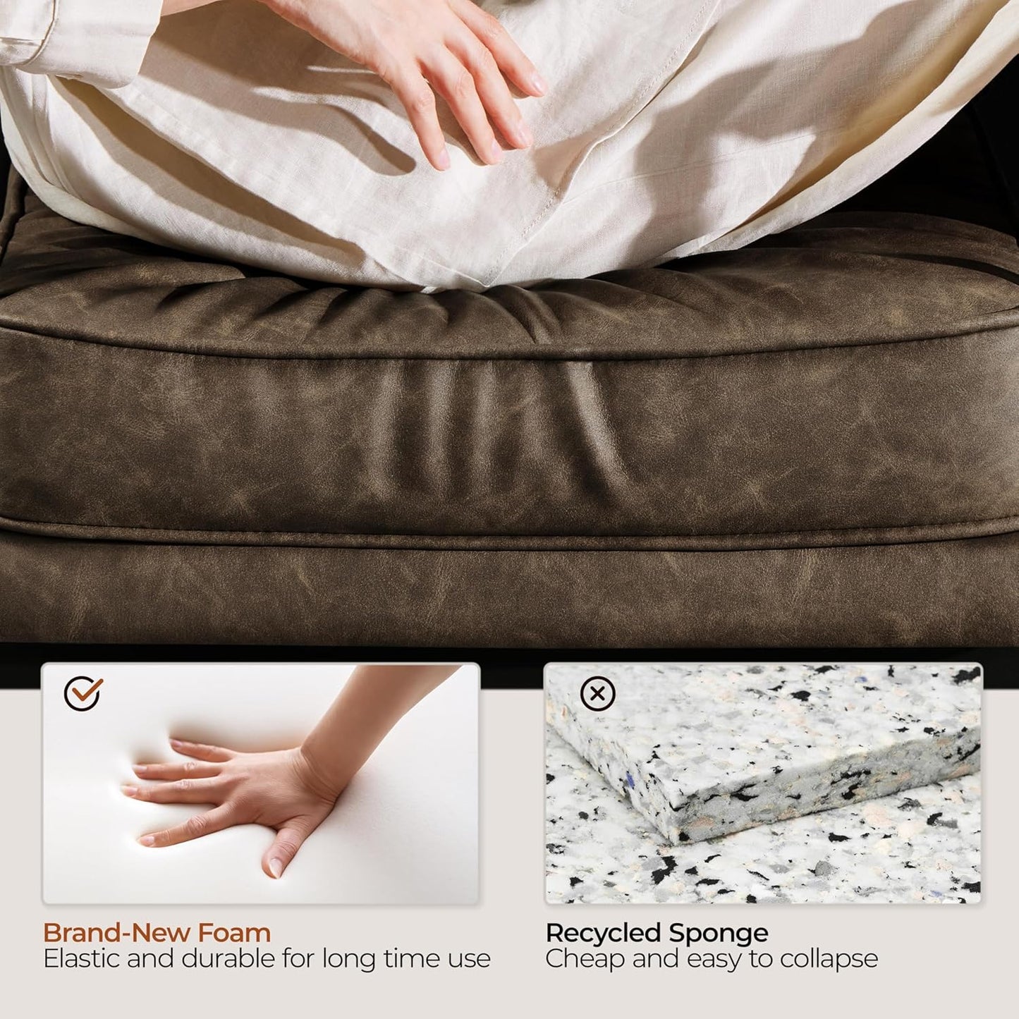 Yaheetech PU Leather Armchair