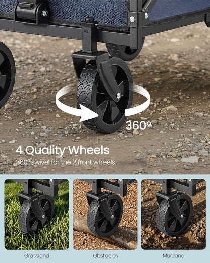 SONGMICS 90L Festival Trolley on Wheels (GFW909QE01)