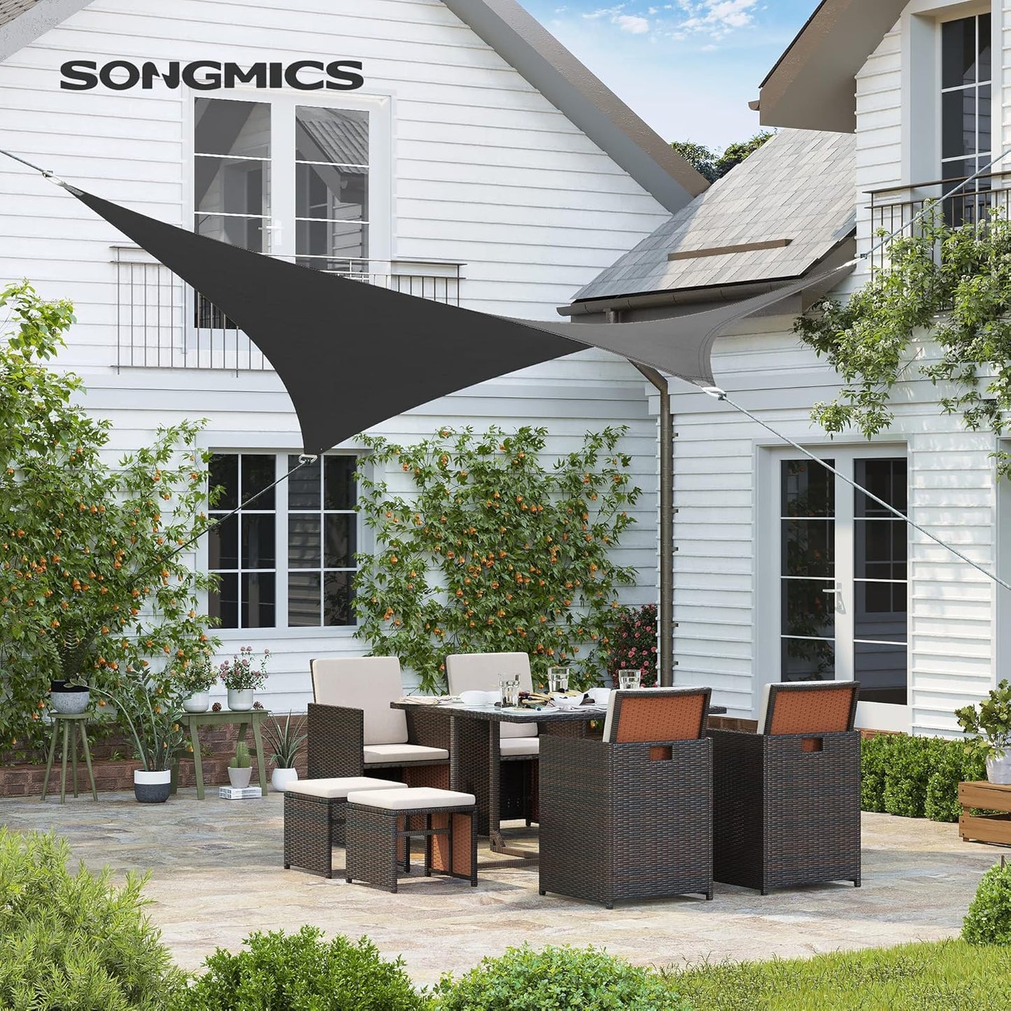 SONGMICS Awning waterproof UV protection GSS44GY