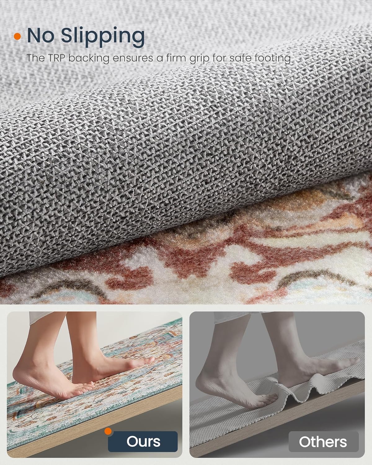 SONGMICS Non-Slip Rug TAR032Q01