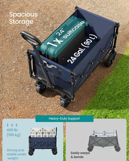 SONGMICS 90L Festival Trolley on Wheels (GFW909QE01)
