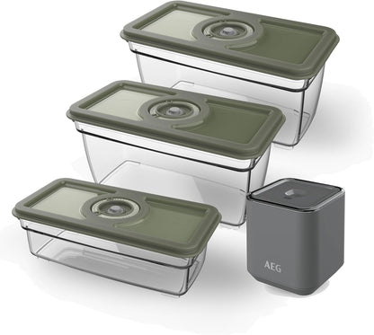 AEG Vacuum Food Storage Containers Set