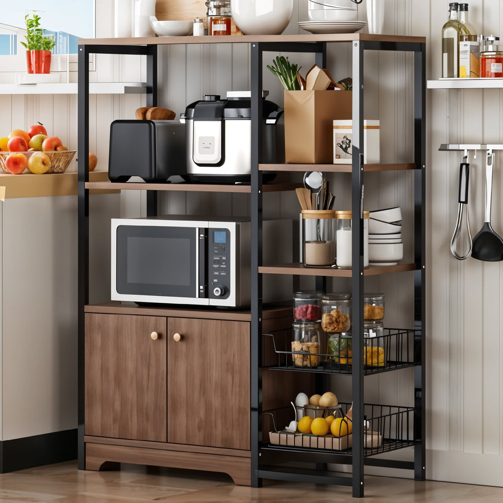 Multi-Tier Kitchen Storage Rack – Momayaz