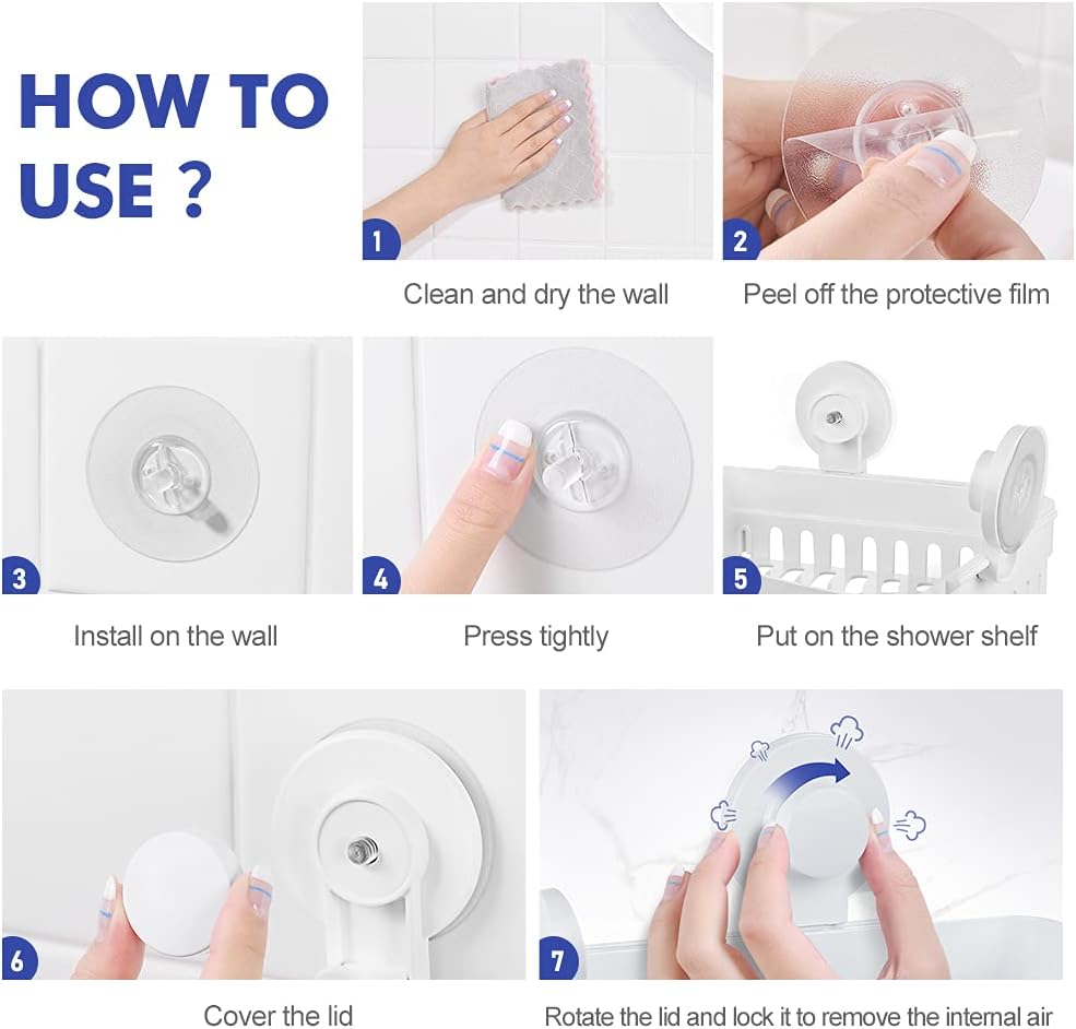 Bathlux Corner Shower Shelf