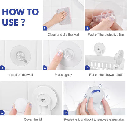 Bathlux Corner Shower Shelf