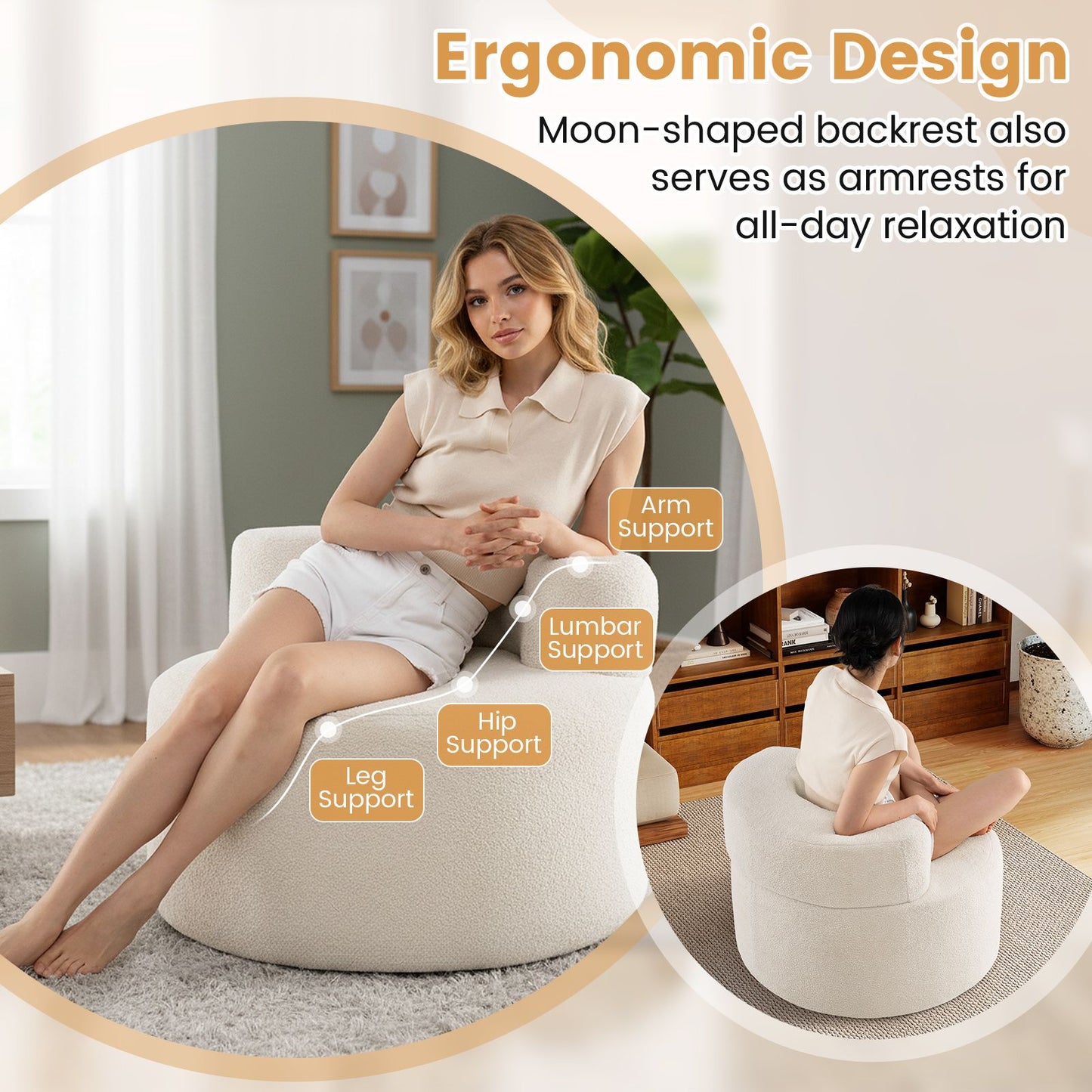Costway Bean Bag Chair