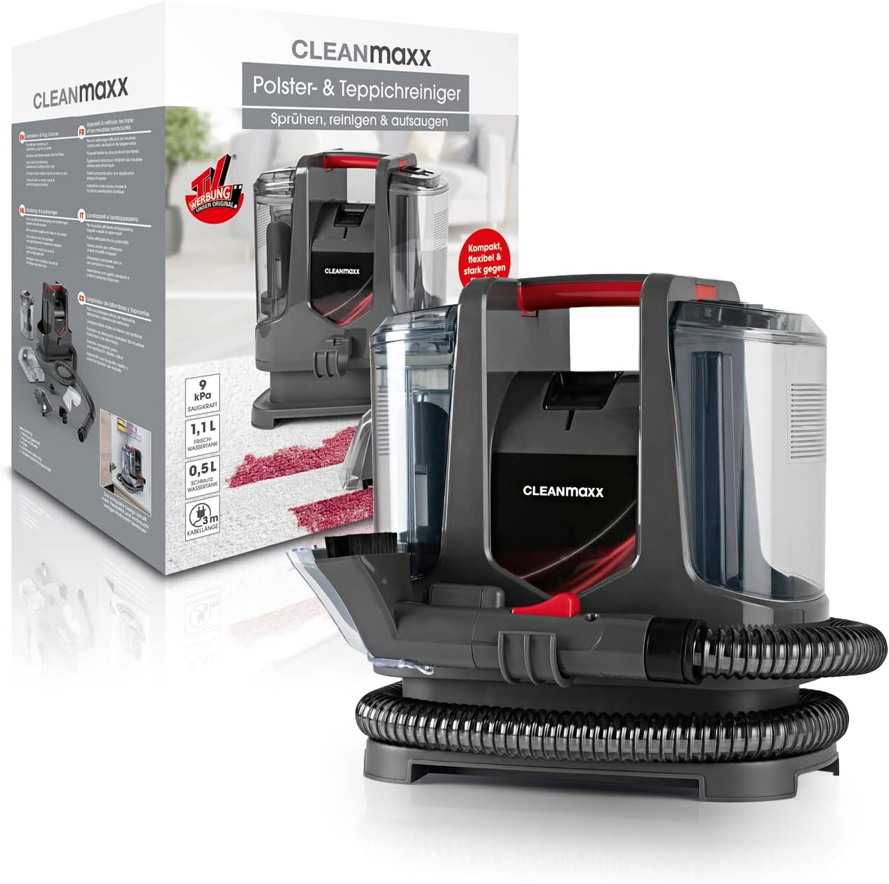 CLEANmaxx Upholstery & Carpet Cleaner