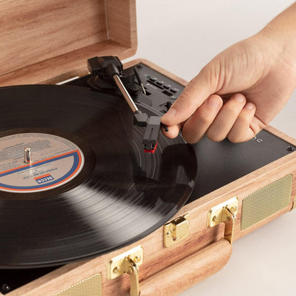 CREATE Wood Record Player