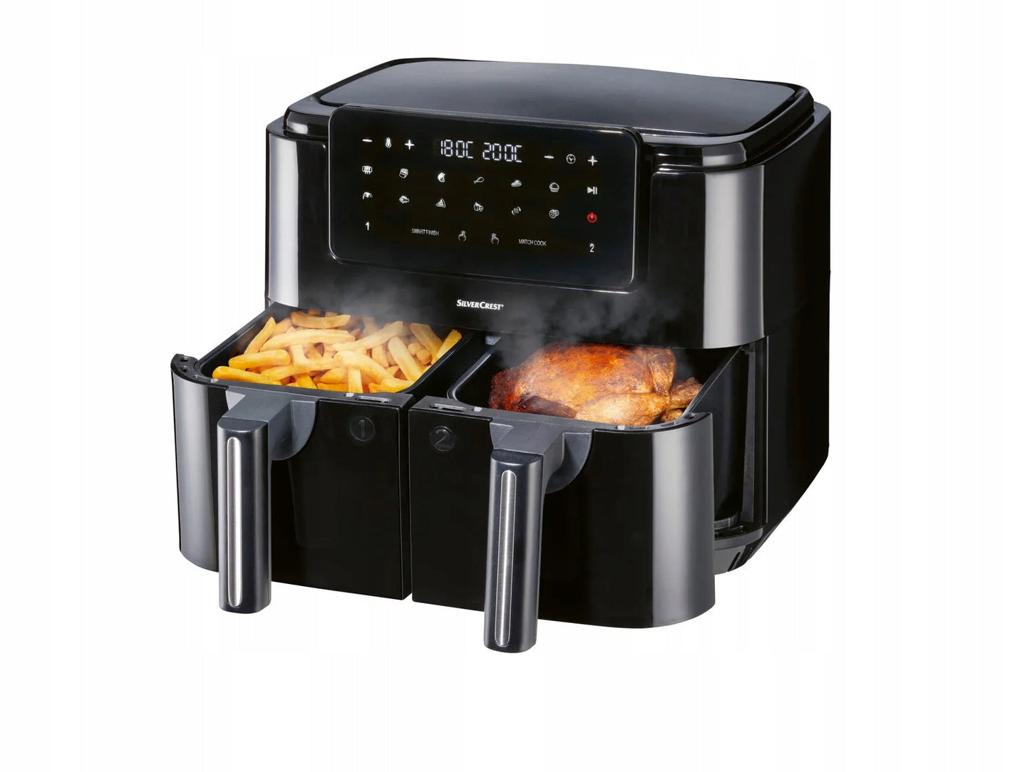 SWITCH ON DUAL BASKET AIR FRYER